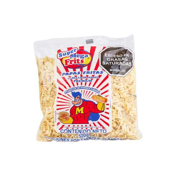 PAPA RIPIO MEGAFRITSX500GR PAQx50UND