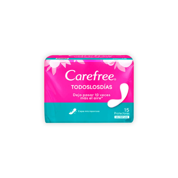 PROTECTORES CAREFREE TODOSLOSDIASX15UND