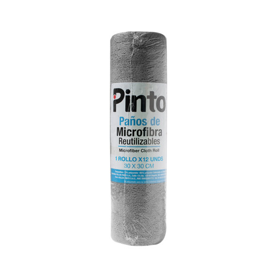 ROLLO PAÑO GRIS PINTO 30X30X12UND CX6UND