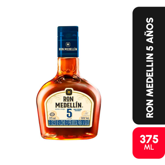 RON MEDELLIN 5 AÑOSX375ML CX30UND