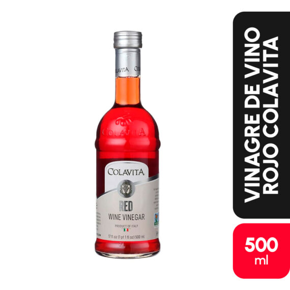 VINAGRE VINO ROJO COLAVITAx500ML Cx12UND